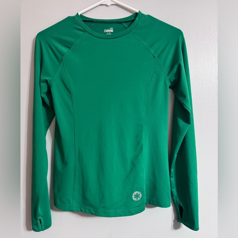 Old Navy Women's Green Long Sleeve Top Size XS